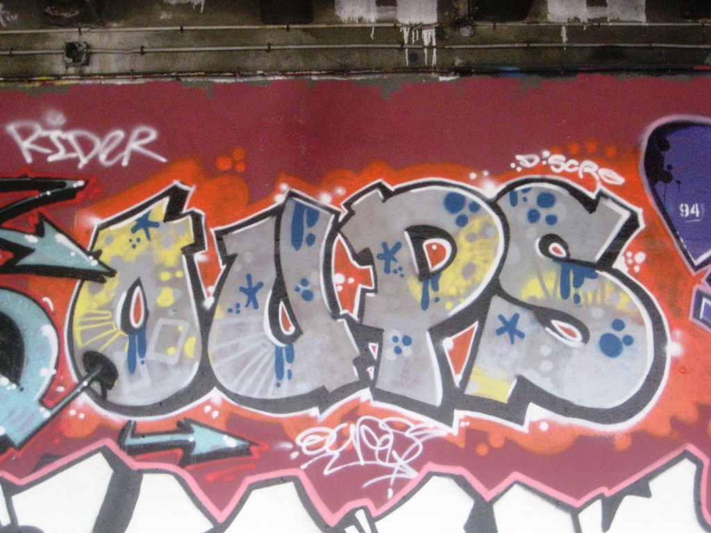 BABA JAM - graffiti - Besancon - nov 2012 Oups