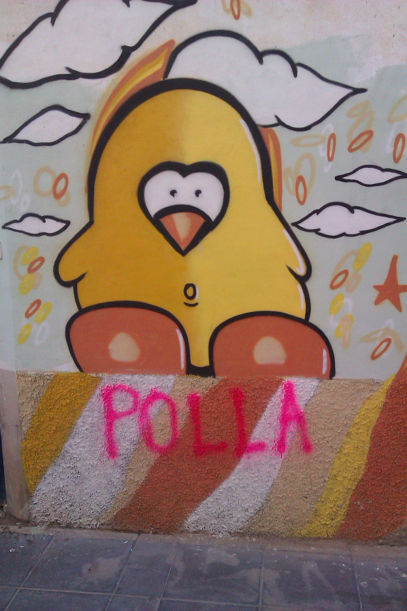 cartagena - polla, graffiit, tag