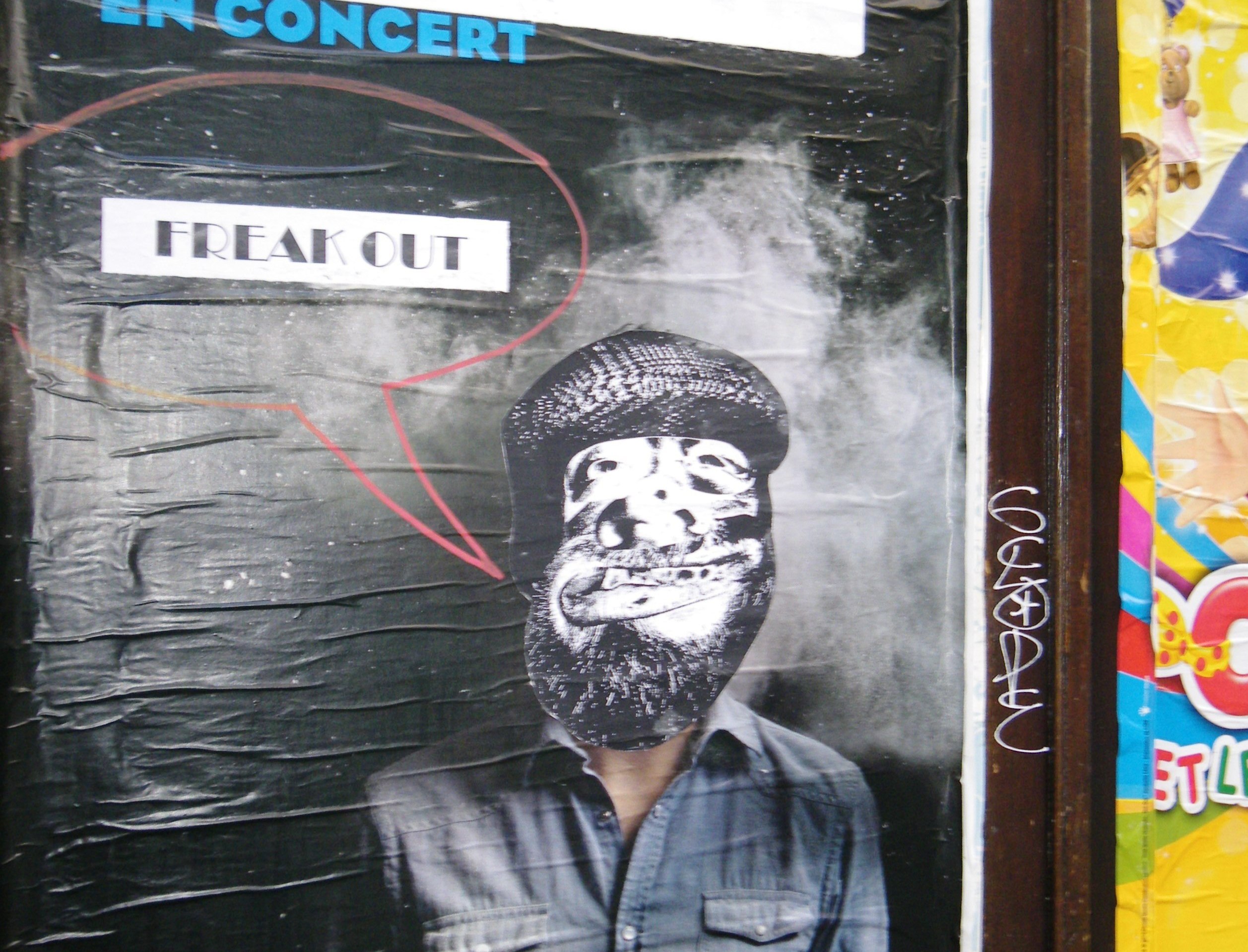 Freak Out - collage - besancon, sept 2013-2
