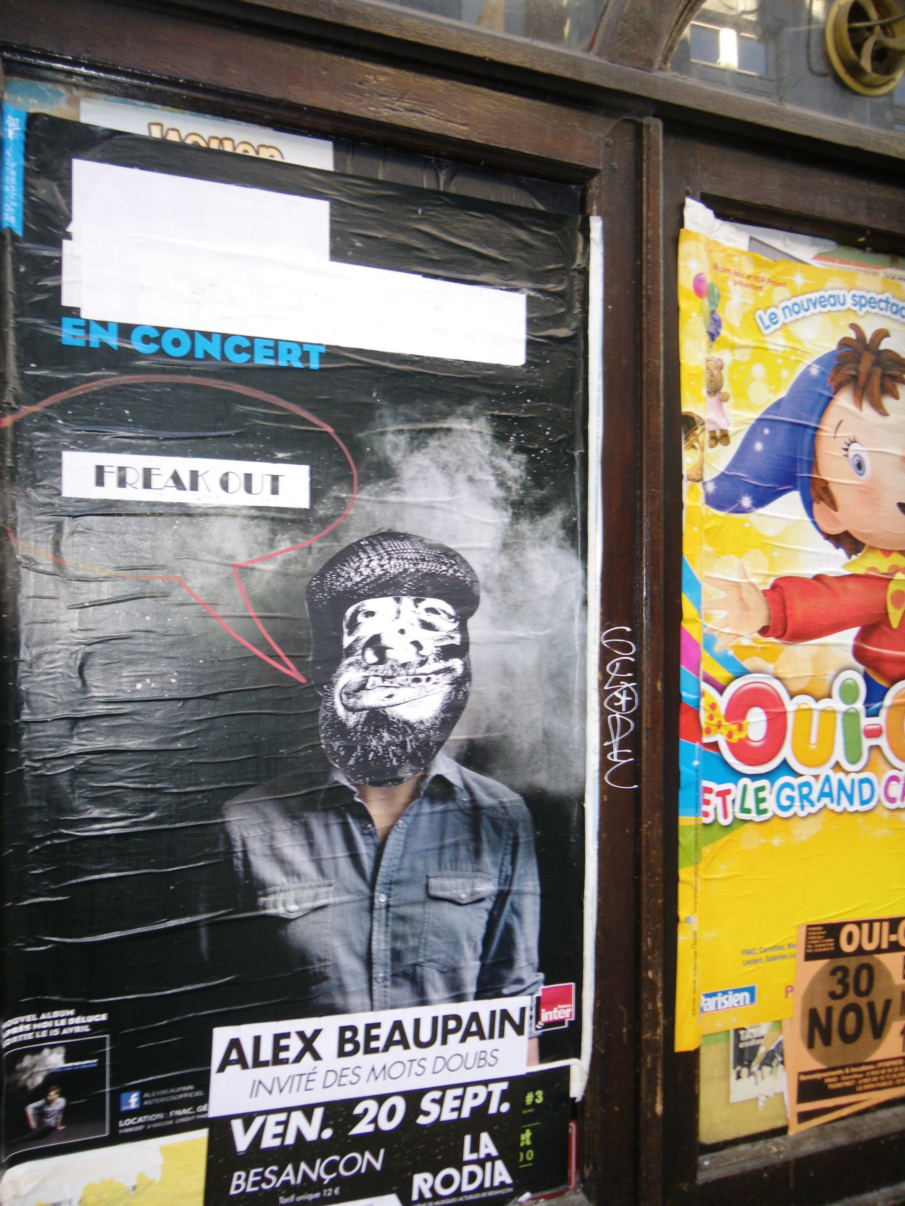 Freak Out - collage - besancon, sept 2013