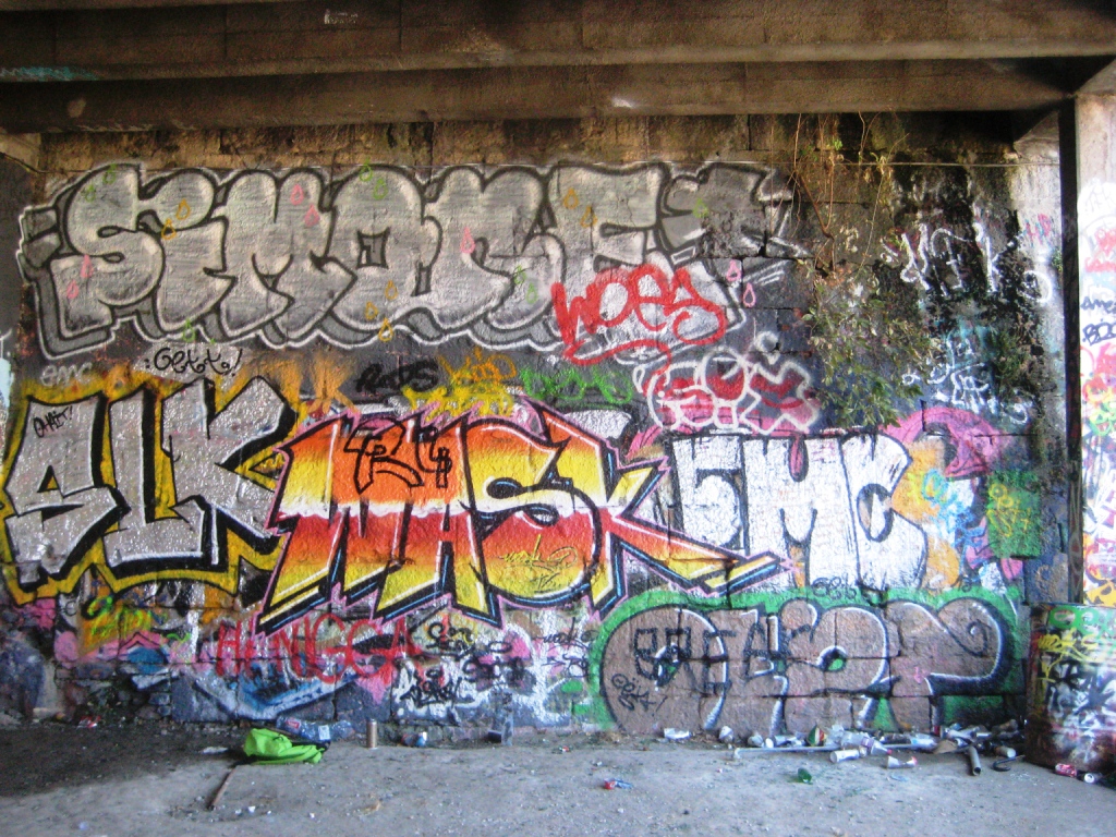simone, woes, slk, maskO, EMC, Oezt - graffiti - besancon sept 2013 (1)