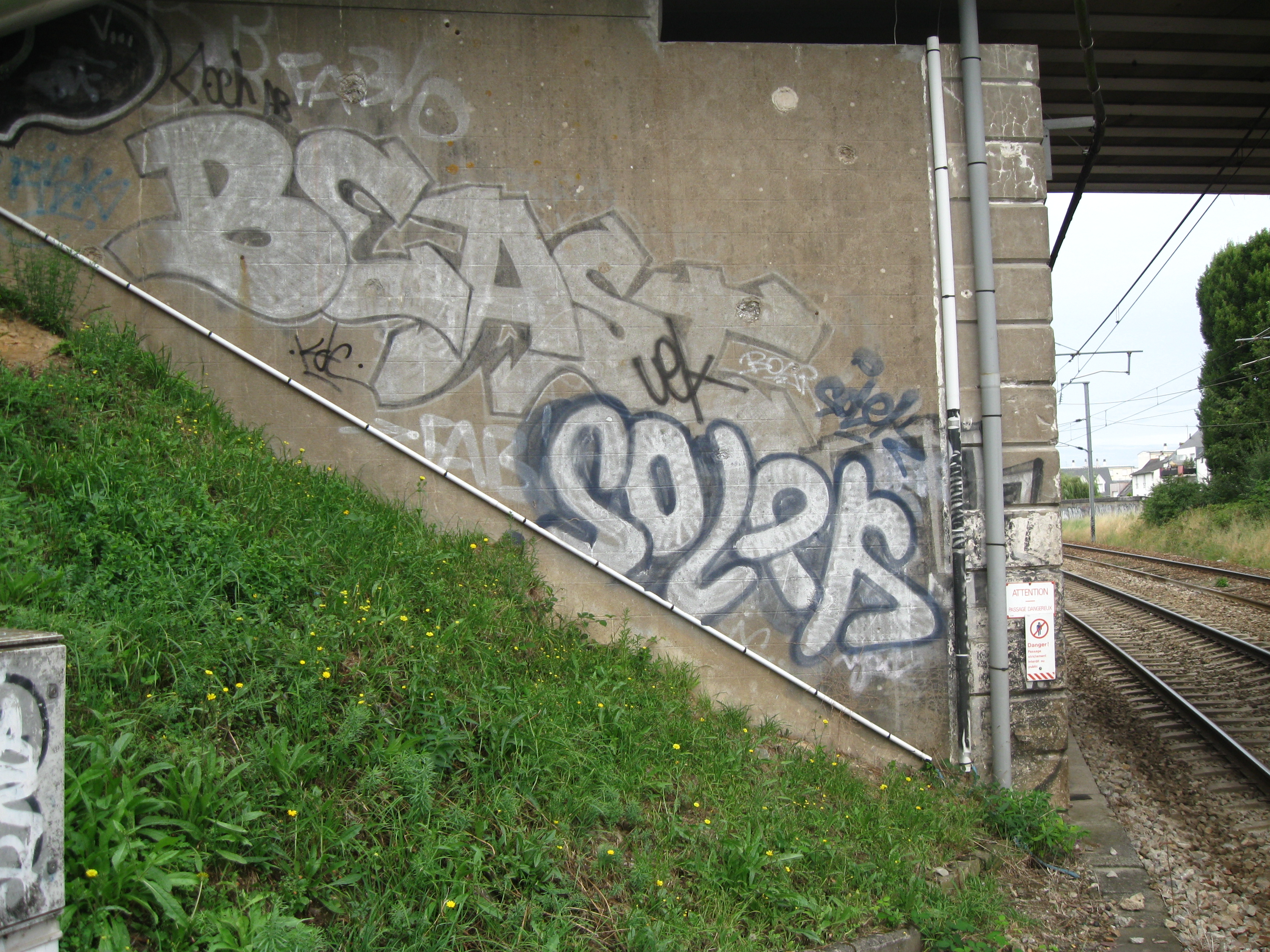 graffiti Rennes Aout 2012 - beast, solek