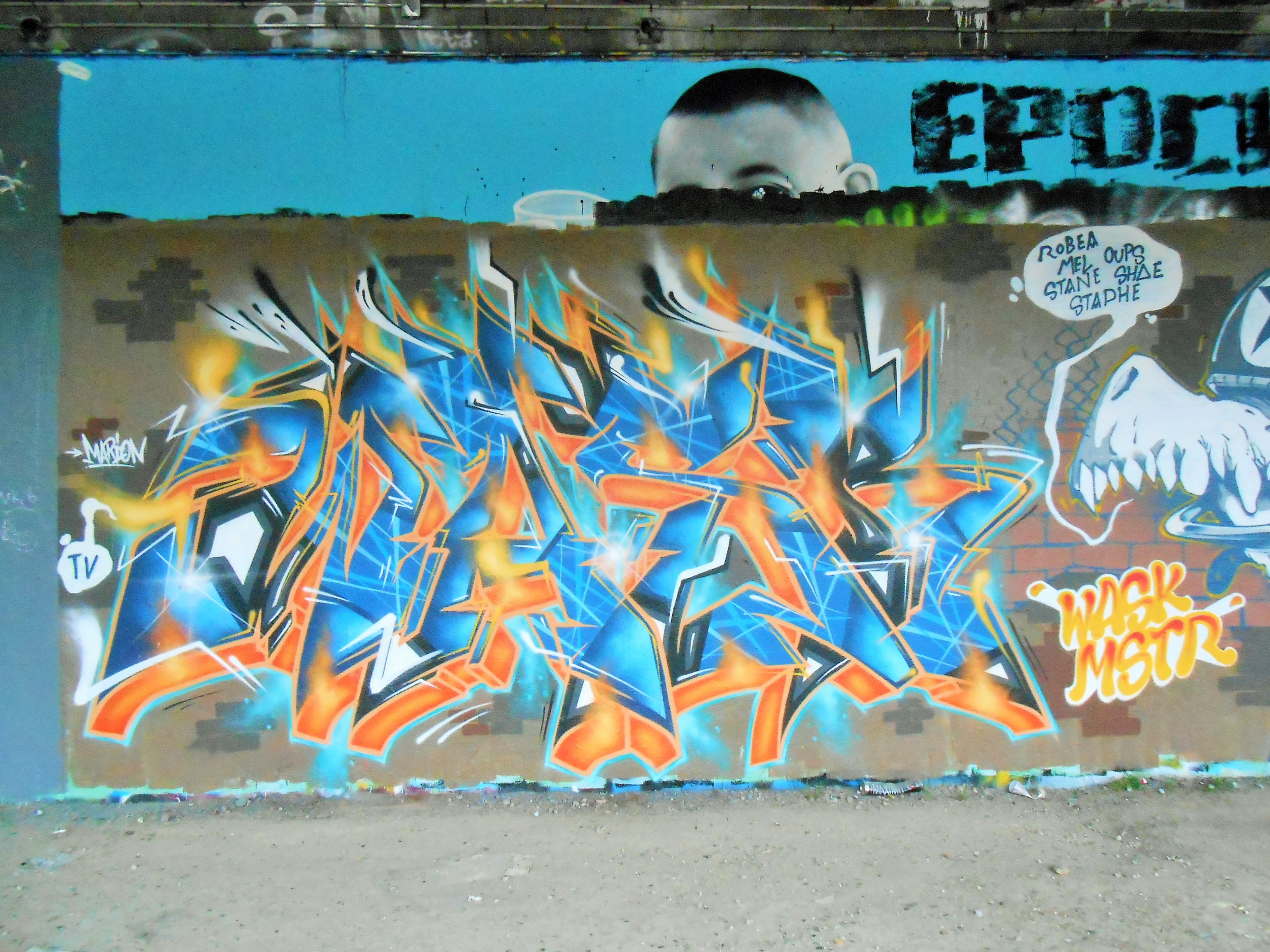 Wask, Mstr - Graffiti - Besancon - mai 2014 (2)