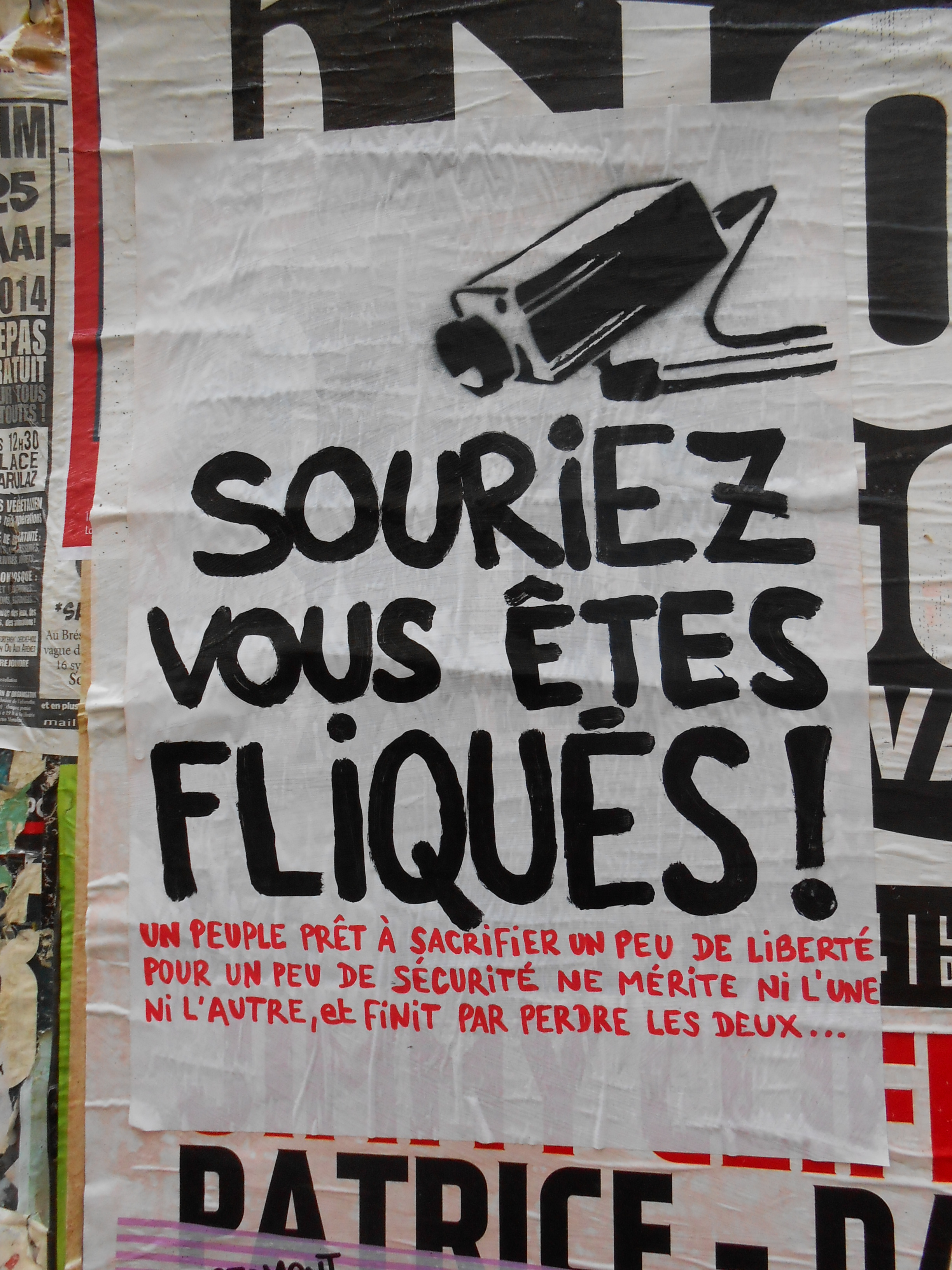 besancon, juin 2014 anti-camera