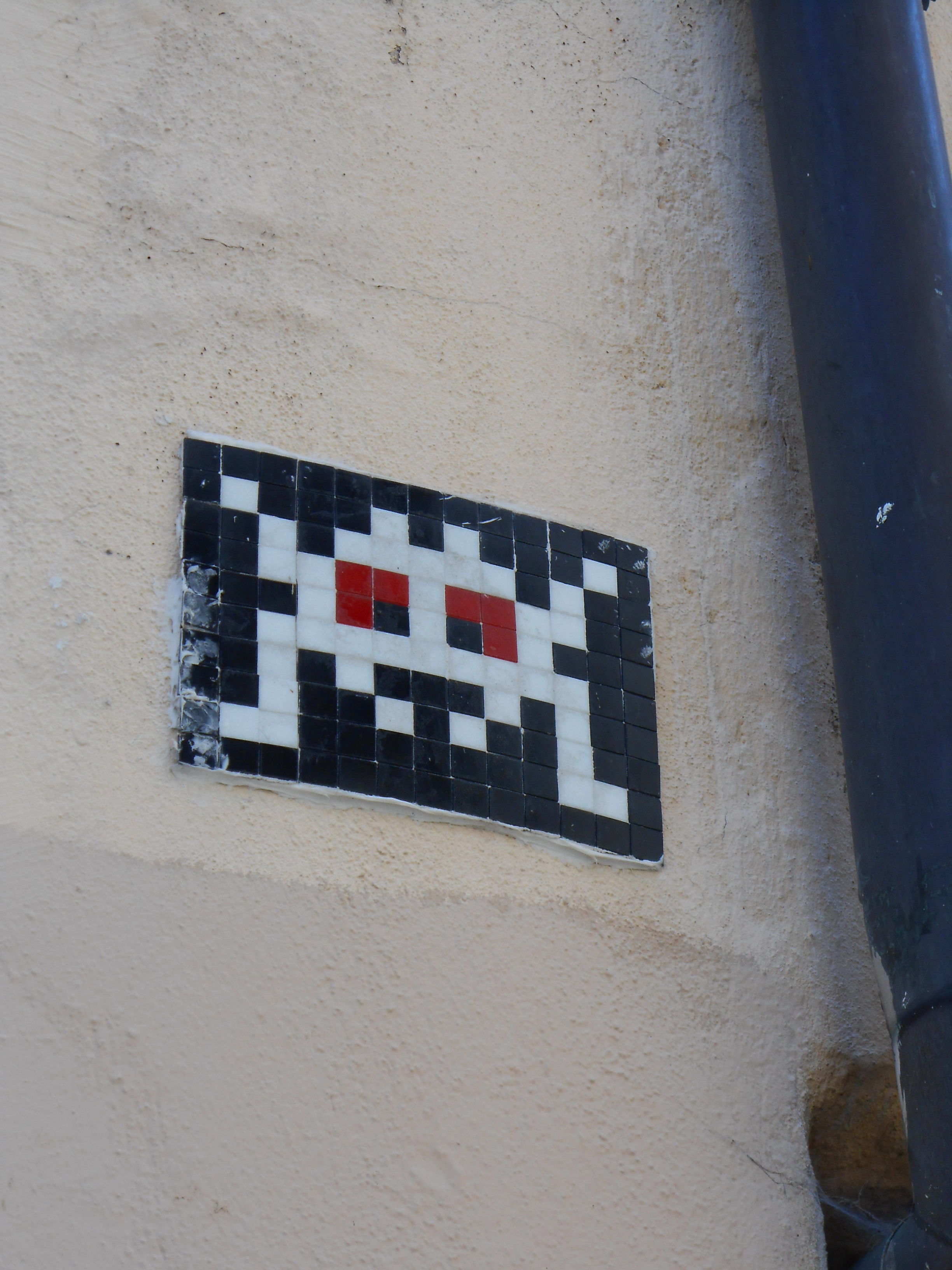 collage - invader - strasbourg - 03.07.14 (1)