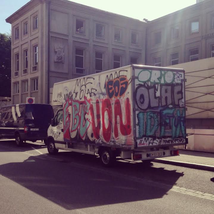 camion strasbourg graff