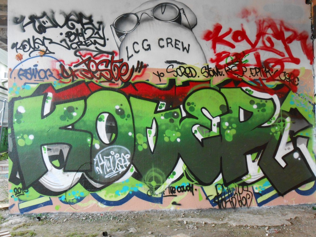 kover - graffiti besancon mai 2015