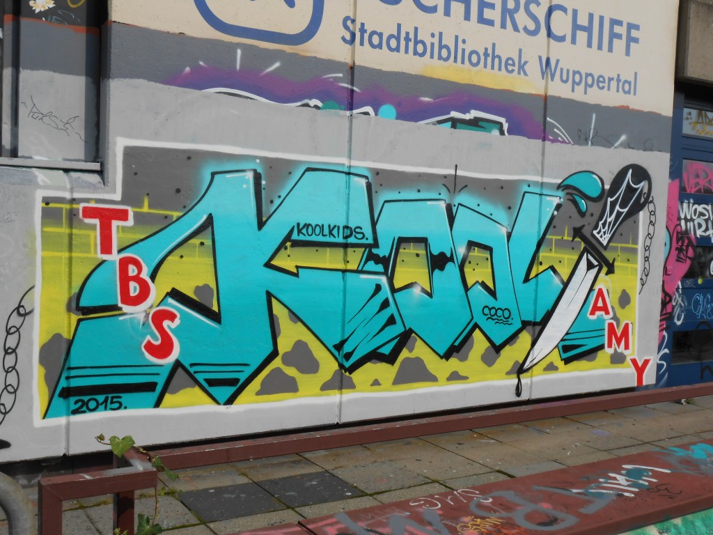 haus der jugend wupperal elberfeld - graffiti sept 2015 KoolKids (1)
