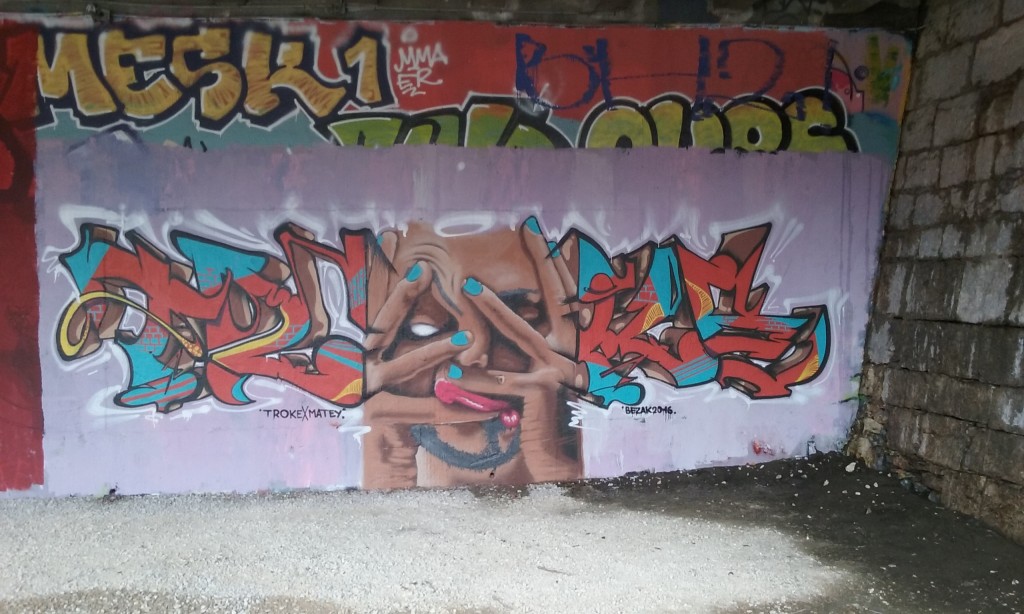 troke, matey - graffiti - besancon 2016