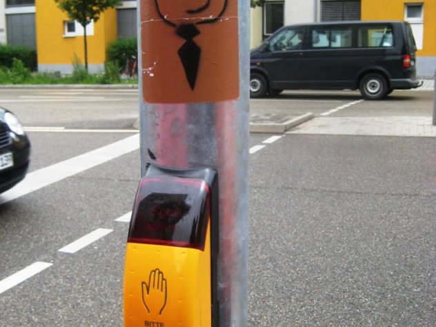 Street Art Freiburg DE 08.06.12 stencil sticker