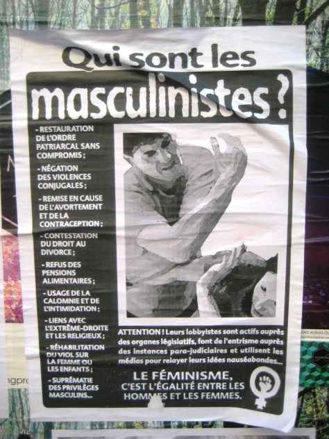 besancon, dec 2013 affiche qui sont les masculinistes