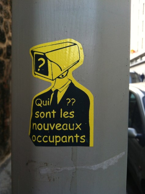 Marseille - sticker - qui sont les nouveaux occupants - nov 2012