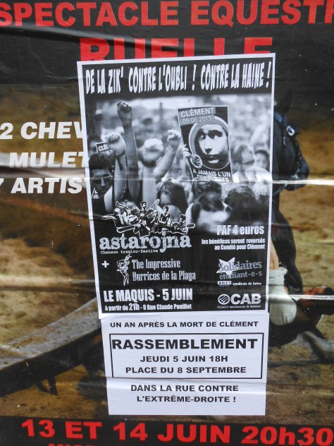 de la zik contre l'oubli - affiche - besancon - juin 2014 (1)