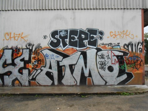graffiti, besancon, sept 2014 Stepe, Atmo