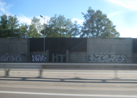 Roma; NWS, HT, Kesta - Graffiti - Mulhouse, Sept 2014