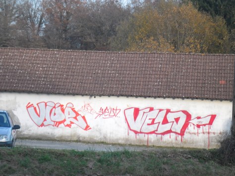 vide, velo, belfort graffiti 2014