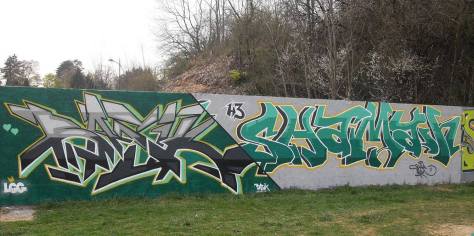 Basil lcg Shaman h3 - graffiti - montferrand le chateau