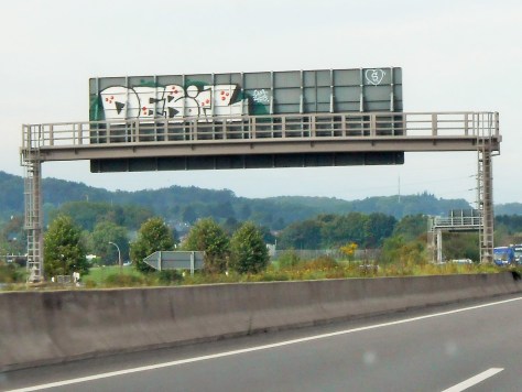 DEBIL graffiti Allemagne sept 2015