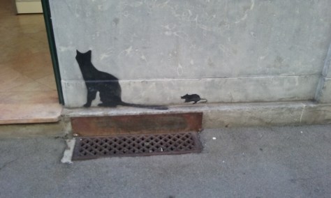 besancon juillet 2016 stencil cat and mouse