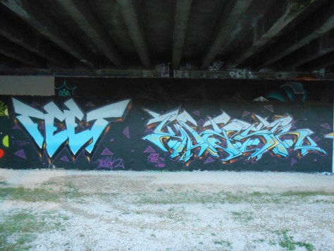 Feet, Wask - graffiti, besancon 2016 (1)
